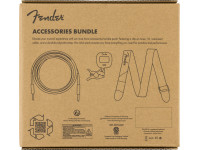 Fender Accessories Bundle Pack - Cable, Tuner, Strap Fender Accessories Bundle Pack - Cable, Tuner, Strap